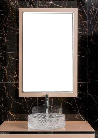 Зеркало Boheme Dolce Пыльная Роза 105x70см 567-Rose