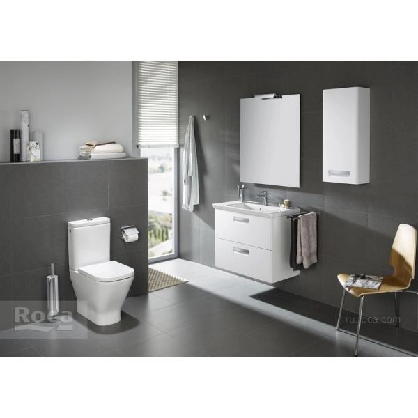 Тумба под раковину Roca The Gap 60 белый глянец ZRU9302879
