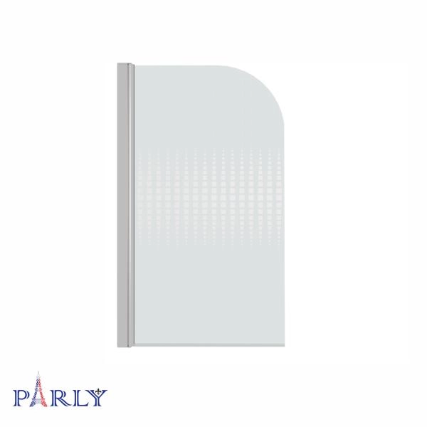 Шторка для ванной PARLY F04 распашная (75х130)