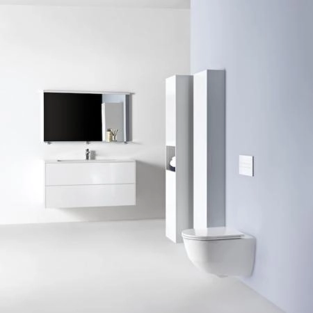 Laufen Pro Унитаз подвесной, безободковый, 53х36х34см., покрытие LCC, цвет: белый