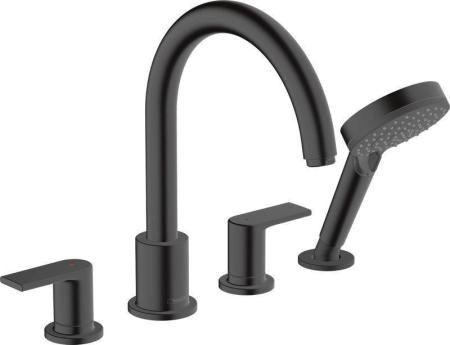 Hansgrohe 71459670 Vernis Shape Смеситель на борт ванны, на 4 отверстия, матовый черный