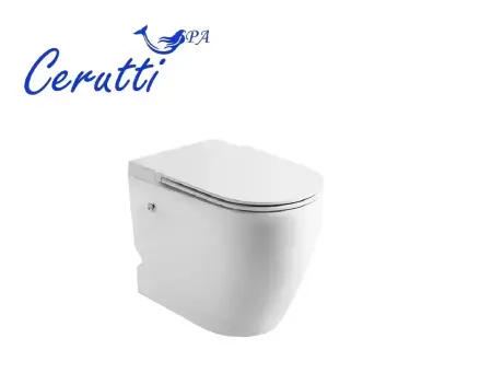 Унитаз импульсный Ceruttispa SELLA Pulse CT10198 приставной безободковый