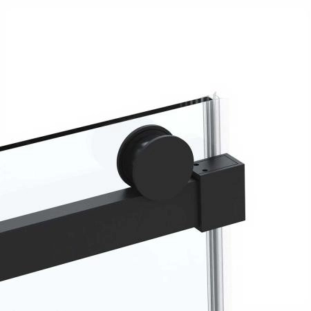 Душевая дверь Vincea Como Soft VDS-1CS110CLB, 1100, черный, стекло прозрачное