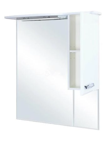 Зеркало-шкаф Bellezza Балтика 90 R с подсветкой белый