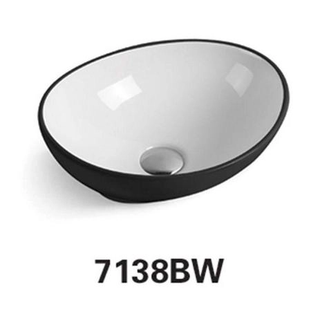 Раковина CeramaLux 7138MB 40x33х14 см на столешницу