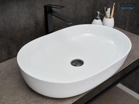 Раковина Gid D1348 на столешницу 61 Белый