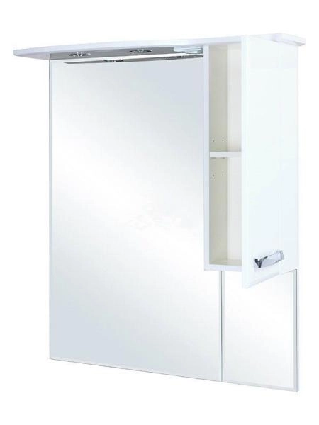 Зеркало-шкаф Bellezza Балтика 90 R с подсветкой белый