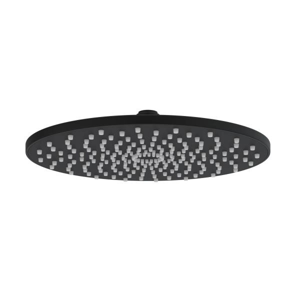 Верхний душ BERGES NARDIS R BLACK 72004 23 см, черный матовый