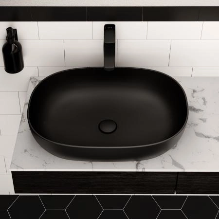 Смеситель VitrA Root Square  A4273336EXP однорычажный матовый черный латунь