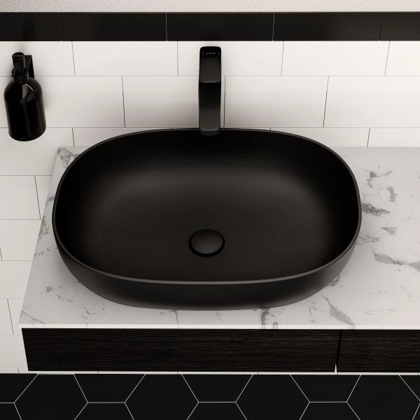 Смеситель VitrA Root Square  A4273336EXP однорычажный матовый черный латунь