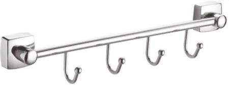 Планка 4 крючка Fixsen KVADRO FX-61305B-4