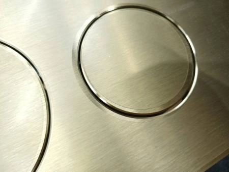Geberit Sigma40 Клавиша для двойного смыва, круглая: Латунь