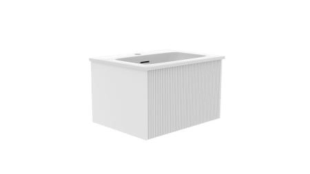 Тумба под раковину LA FENICE TERRA Bianca белая 60 FNC-01-TER-B-60 белый матовый