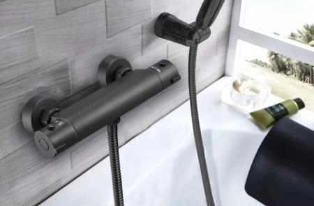 Термостат для душа ESKO Mikros, T3080 Black черный