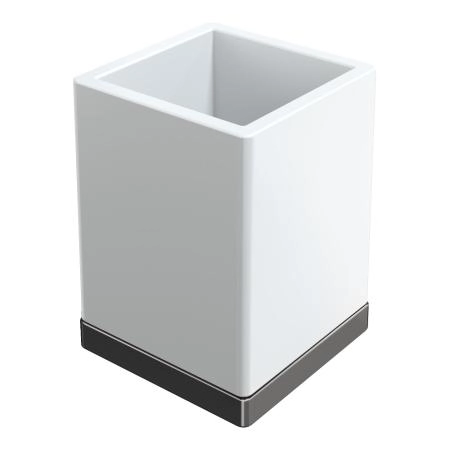 Стакан Boheme настольный Qubic Shine Gun Metal 10961-SGM