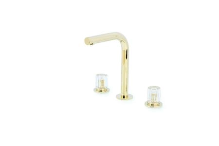 Смеситель на столешницу Boheme ELEGANTE на 3 отв. GOLD 152-G-EL