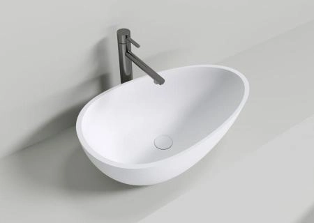 Раковина NT BAGNO NT404 NAPOLI 600x350 искусственный камень белый матовый