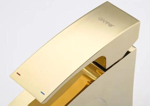 Смеситель Gappo G1007-32 для раковины высокий золото