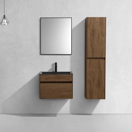 Тумба под раковину Vincea Chiara 600 подвесная, 1 ящик soft-close, цвет T.Oak