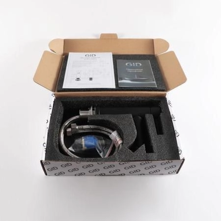 Смеситель Gid Berlin SS080-BM-K для раковины Черный матовый