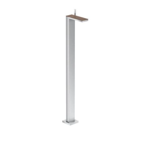 Axor MyEdition Смеситель для раковины, напольный, на 1 отв., излив 245мм, с донным клапаном, внешняя часть, цвет: хром/черный орех