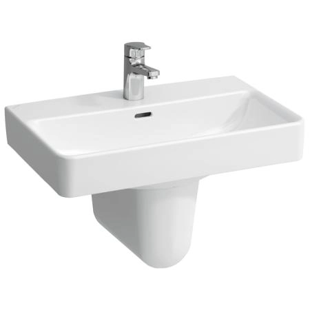 Laufen Pro S Раковина55х38х9,5 см,подвесная/накладная с 1 отв. под смеситель по центу, c переливом, цвет: белый