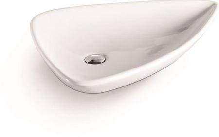 Раковина SantiLine SL-1033 69x48 на столешницу керамическая Белый