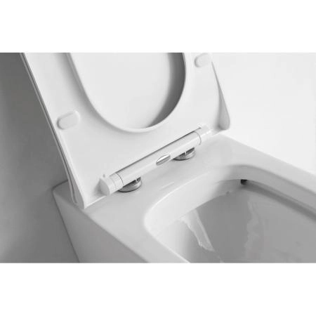 Унитаз CeramaLux NS-3178 56 см приставной безободковый микролифт