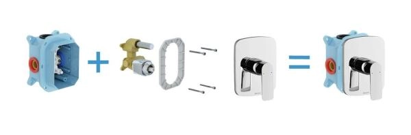 Смеситель для душа Ravak Classic CL 066.00 встроенный X070089