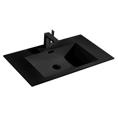 Раковина Vincea VCB-13800B из искусственного камня, цвет черный