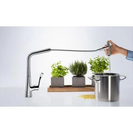 Смеситель Hansgrohe Met Sel M71 14884800 для кухни, сталь