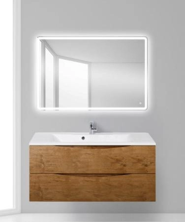 Тумба под раковину Belbagno MARINO Rovere Bianco подвесная 1200x450x500 MARINO-1200-2C-SO-WO-P