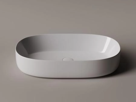 Умывальник чаша накладная овальная Element 675x350x140мм