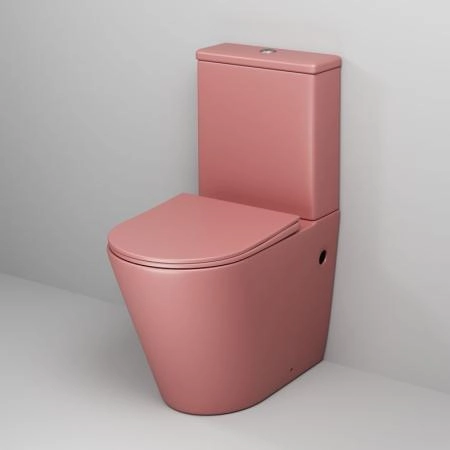 Унитаз Grossman GR-4480PIMS Color (620*365*810) РОЗОВЫЙ МАТОВЫЙ напольный Безободковый