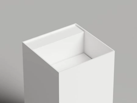 Раковина Salini ARMONIA SQUARE TOP 01  S-Sense глянцевая 45x45 130512G напольная
