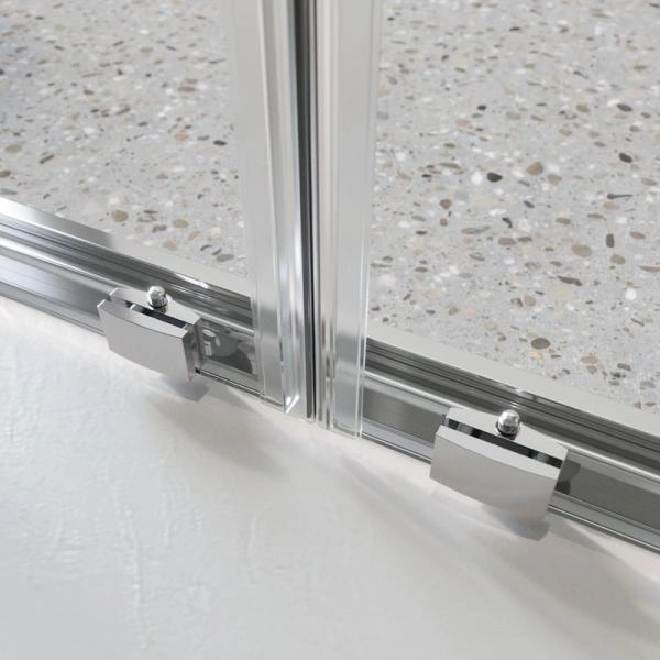 Душевая дверь BelBagno LUCE 140 прозрачное стекло 6 мм профиль хром LUCE-BF-2-140-C-Cr