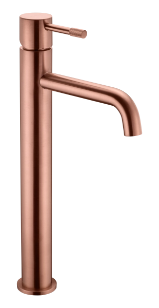 Смеситель для умывальника Boheme высокий, Uno Copper Brushed 462-CB