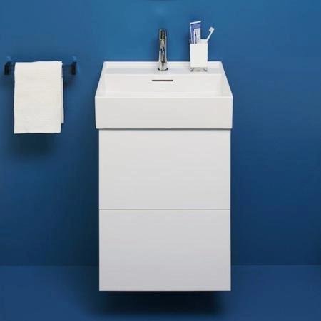 Laufen Kartell Тумба с раковиной 50x46см, с 1 отв., 2 ящика, цвет: белый матовый