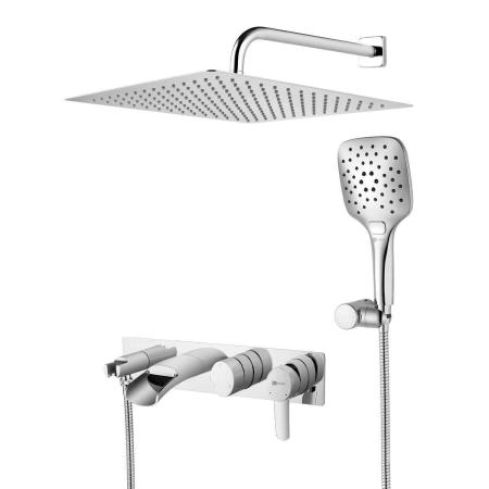 Душевая система Lemark Atlantiss LM3225C для ванны, встраиваемый