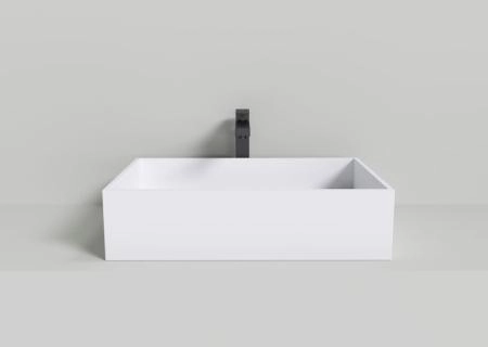 Раковина NT BAGNO NT402 TRENTO 600x400 искусственный камень белый матовый