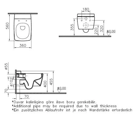 Унитаз Vitra Metropole 7672B003-1686 подвесной безободковый, с емкостью для чистящей жидкости