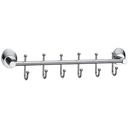 Планка с шестью крючками FIXSEN EUROPA FX-21805-6, хром