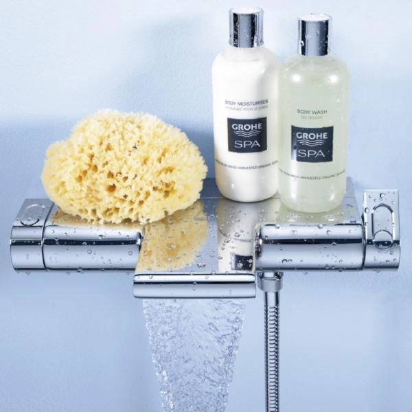Смеситель Grohe Grohtherm 2000 NEW 34464001 для ванны термостат с полочкой