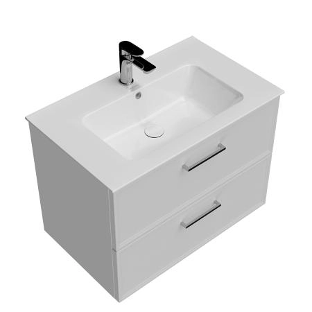 Тумба Kerama Marazzi PIANO CLASSIC ПИАНО КЛАССИК PIA.CL.75\WHT.M подвесная 75 см, 2 ящика, ясень белый матовый