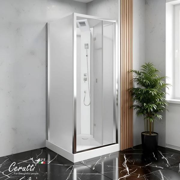 Душевая кабина СeruttiSPA БЕЛЛА (BELLA) 90F (90x90x215-225)