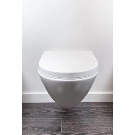 Унитаз Jaquar Continental безободковый подвесной сиденье микролифт (CNS-WHT-963SPP)