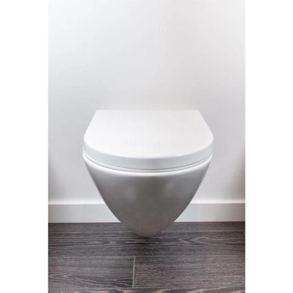 Унитаз Jaquar Continental безободковый подвесной сиденье микролифт (CNS-WHT-963SPP)