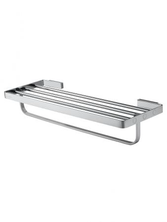 Полотенцедержатель с полкой WONZON & WOGHAND LOTTE, Хром (WW-8381A)