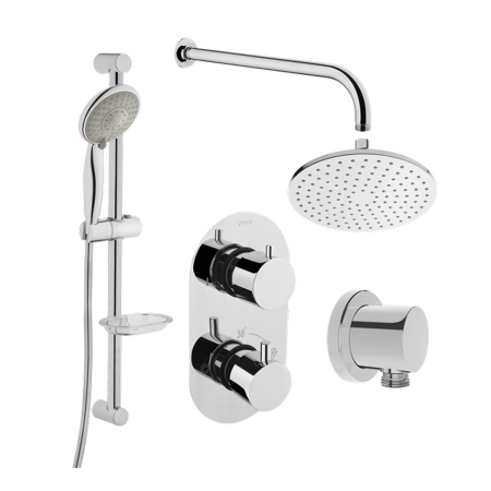 Встраиваемый душевой комплект VitrA AquaHeat  458657 хром латунь
