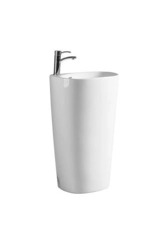 Раковина SantiLine SL-4001 52x40 напольный керамическая Белый